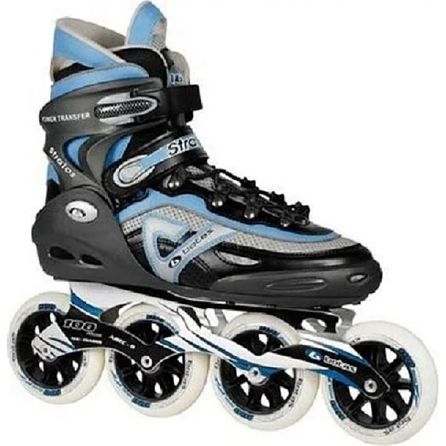 Ролики BOTAS STRATOS 100, черно/серо/голубые