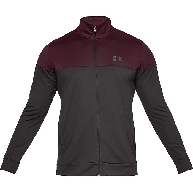 Спортивная кофта Under Armour Sportstyle Pique Jacket Stealth Artillery Maroon