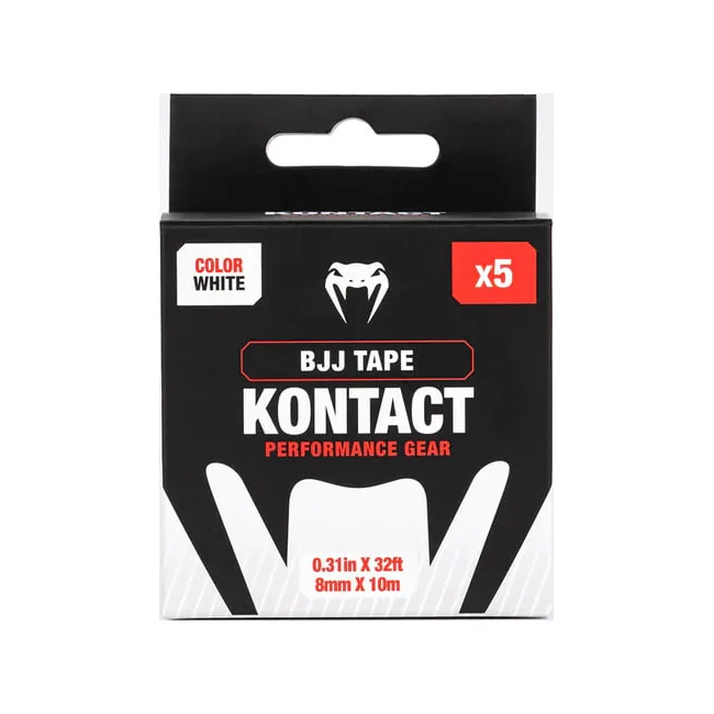 Тейпы VENUM Kontact BJJ White Black