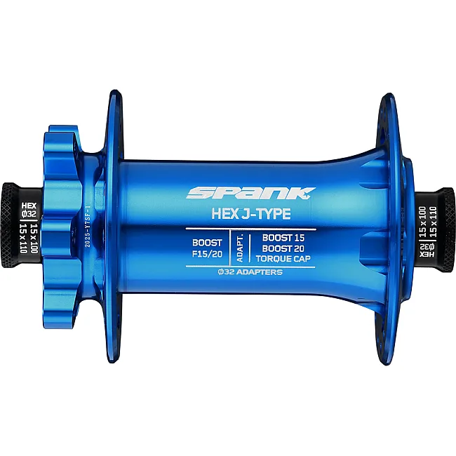 Втулка для велосипеда передняя SPANK HEX J-TYPE Boost F15/20, Blue