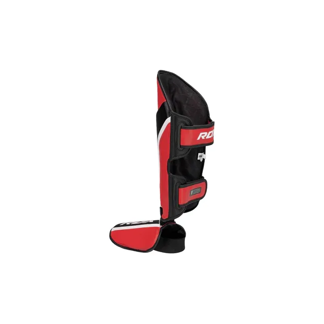 Защитные щитки для ног RDX SHIN INSTEP AURA PLUS T-17 RedBlack