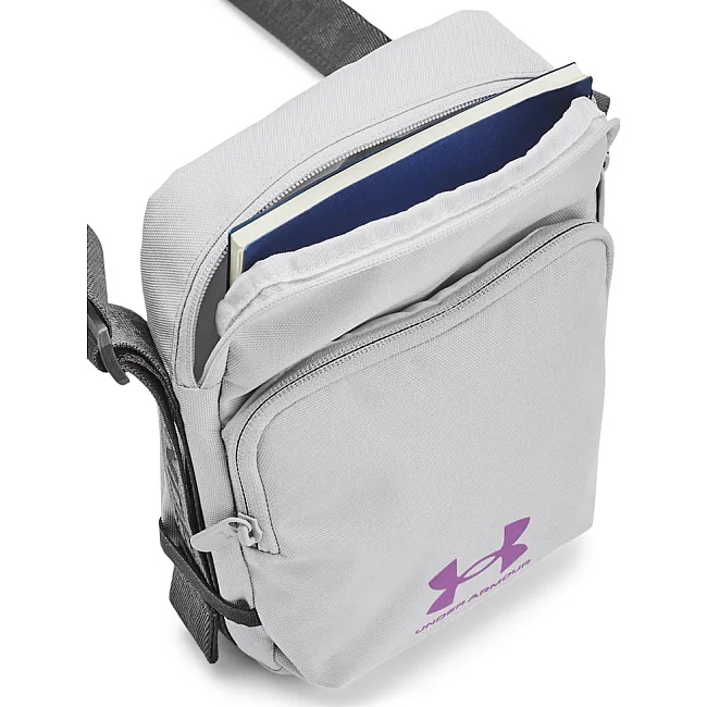 Сумка пояса UNDER ARMOUR Loudon Lite Crossbody 4L серый 19х23х15 см