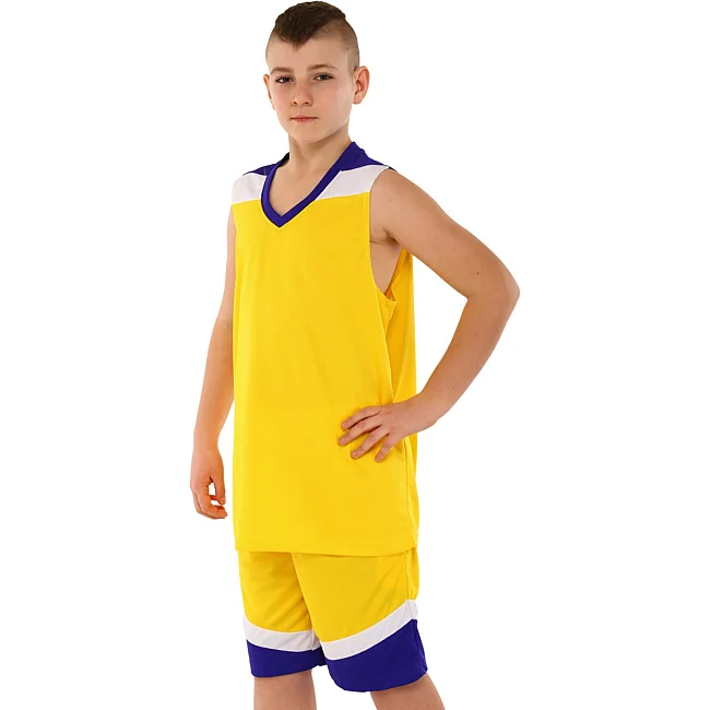 Баскетбольная форма майка и шорты LIDONG L050 3XS-6XL (Фиолетовый-черный)