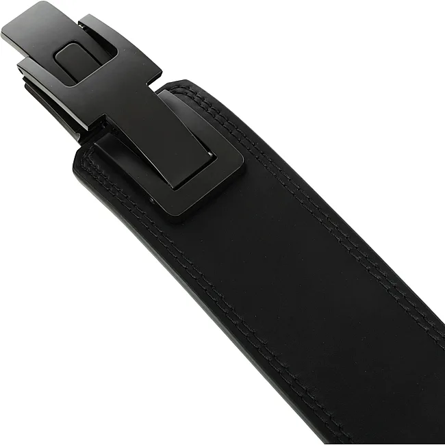 Пояс для пауэрлифтинга с карабином кожаный Mdbuddy TA-3231 Weightlifting Belt ширина 10см