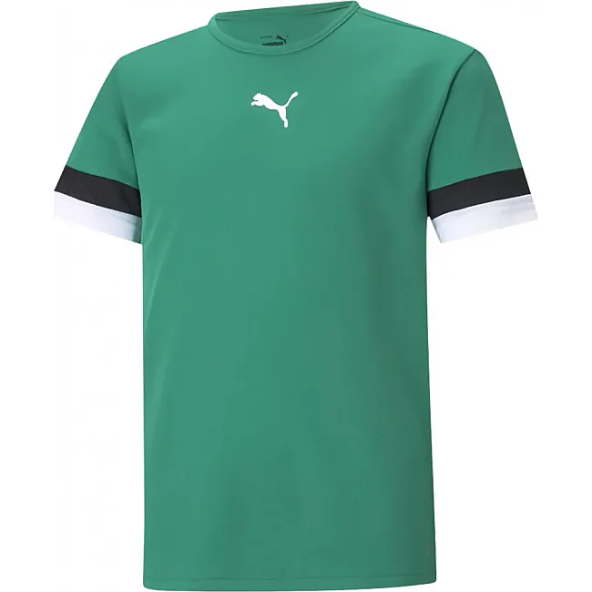 Детская футболка Puma teamRISE Jersey Jr зеленый