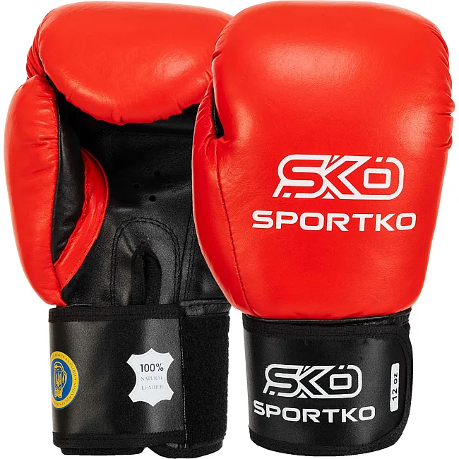 Перчатки для бокса

 профессиональные
 кожаные ФБУ SPORTKO

 ПК1 SP-4705 10-12унций (Красный)