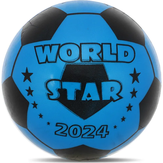 Мяч виниловый надувной детский WORLD STAR SP-SPORT
 FB-8575 ø23см
