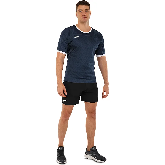Спортивні шорти короткі чоловічі JOMA TRAIL 103165-100 (Чорний)