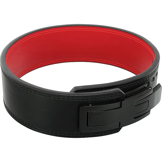 Пояс для пауэрлифтинга с карабином кожаный Mdbuddy TA-3231 Weightlifting Belt ширина 10см