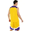 Баскетбольная форма майка и шорты LIDONG L050 3XS-6XL (Фиолетовый-черный)