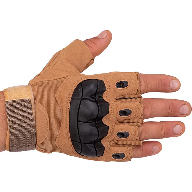 Тактические перчатки
 без пальцев
 SP-SPORT

 BC-8788 (Черный)