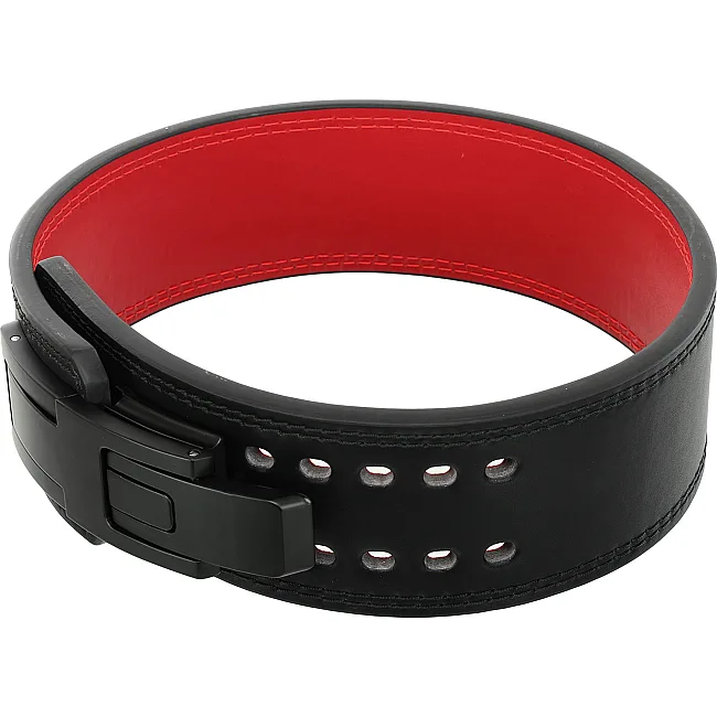 Пояс для пауэрлифтинга с карабином кожаный Mdbuddy TA-3231 Weightlifting Belt ширина 10см