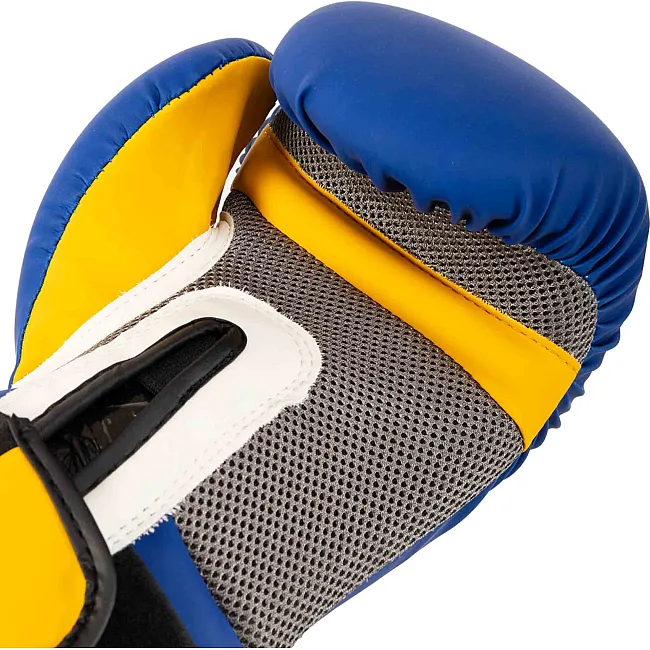 Рукавички для боксу PU HARD TOUCH BO-5242 10-12унцій (Блакитний)