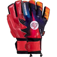 Вратарские перчатки профессиональные с защитой пальцев SOCCERMAX GK-005 7-11