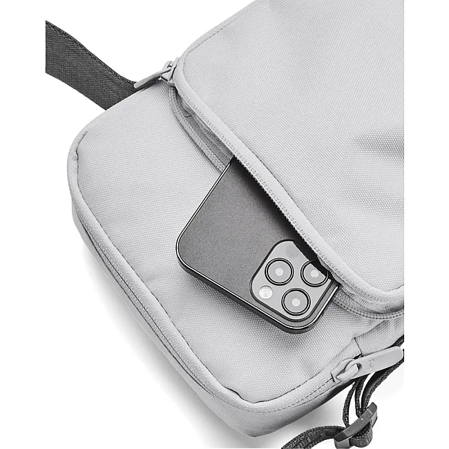 Сумка пояса UNDER ARMOUR Loudon Lite Crossbody 4L серый 19х23х15 см