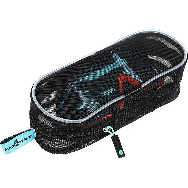 Чехол очков для плавания MADWAVE
 MESH POUCH Adult Mask M070304 (Черный)