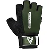 Рукавички для фітнесу RDX W1 Half Army Green