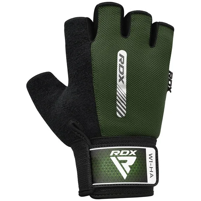 Рукавички для фітнесу RDX W1 Half Army Green