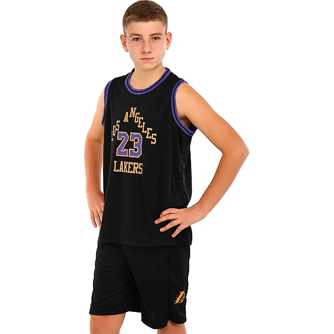 Детская баскетбольная форма
 NBA клуб L
 Angeles Lakers 23 BA-6596 (Темно-синий)