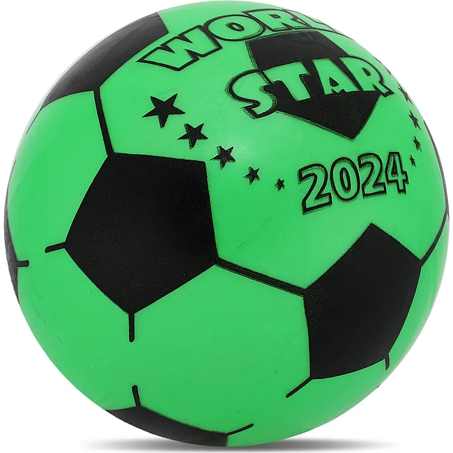Мяч виниловый надувной детский WORLD STAR SP-SPORT
 FB-8575 ø23см