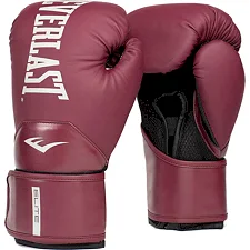 Боксерські рукавиці Everlast ELITE 2 BOXING GLOVES бордовий 10 унцій