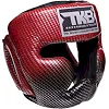 Тренировочный шлем для бокса кожа TOP KING Super Star TKHGSS-01 (Красный)
