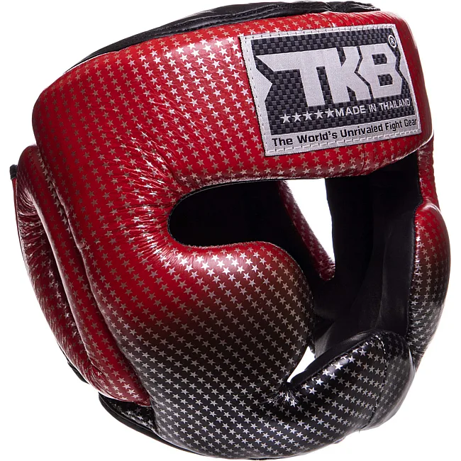 Тренировочный шлем для бокса кожа
 TOP KING Super Star TKHGSS-01 (Красный)