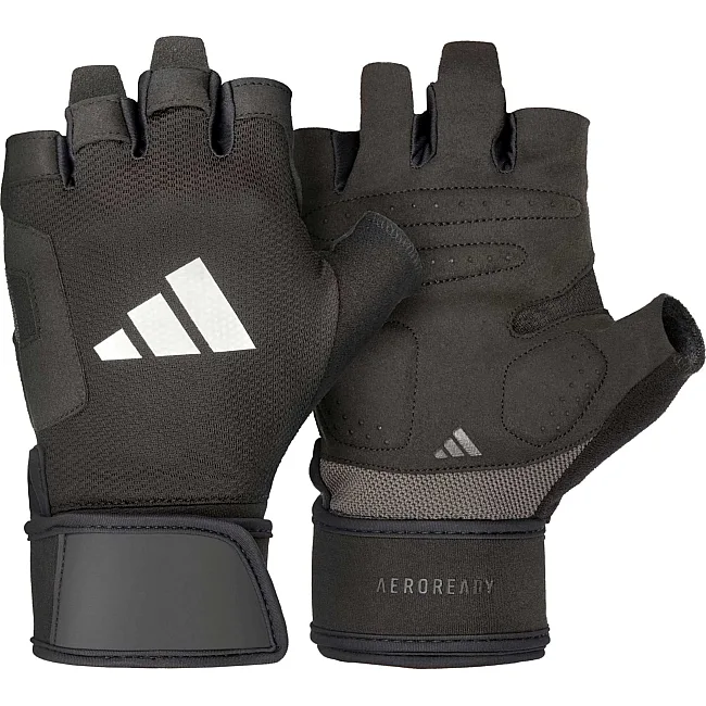 Перчатки для тренинга Adidas Strength Training Gloves черный XS