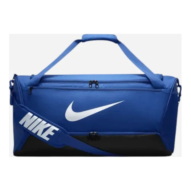 Сумка Nike NK BRSLA M DUFF – 9.5 60L синий, черный 64 х 30 х 30 см