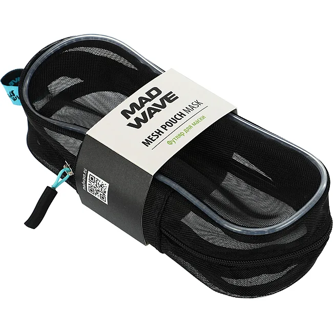 Чехол очков для плавания MADWAVE
 MESH POUCH Adult Mask M070304 (Черный)