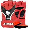 Перчатки ММА RDX AURA PLUS T-17 Red/Black (капа в комплекте)