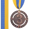 Медаль спортивная с лентой SP-SPORT
 RAY C-6401 ø6,5см (Золотой)