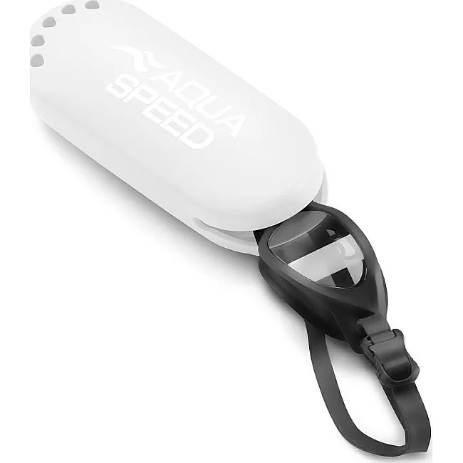 Чехол для очков Aqua Speed Silicone goggle case белый