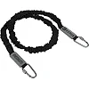 Трубчатый эспандер с карабином в защитном рукаве RESISTANCE TUBE WITH COVER EZOUS K-05-M нагрузка средняя