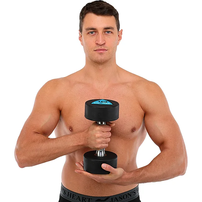 Гантели профессиональные
 с полиуретановым покрытием LiveUp LP8002-10 2шт по 10кг