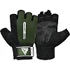 Рукавички для фітнесу RDX W1 Half Army Green