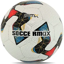 Футбольный мяч профессиональный SOCCERMAX FB-4208 №5 PU (Белый-красный)