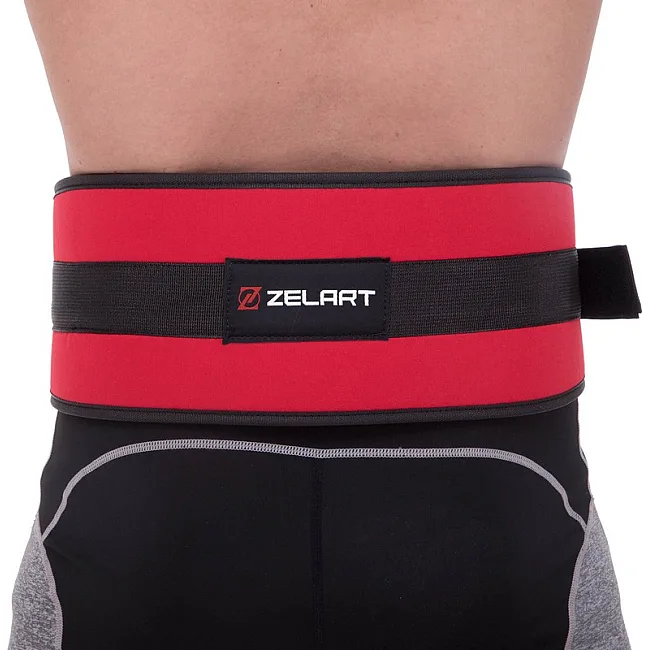 Пояс атлетический текстильный ZELART
 SB-165486 спинка-15см