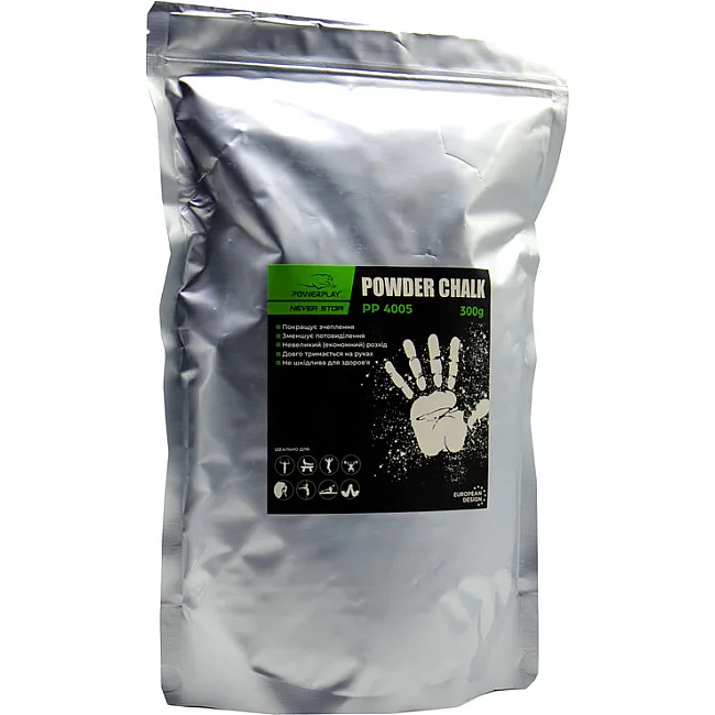 Магнезия спортивная сухая PowerPlay PP_4005 Powder Chalk 500 г.