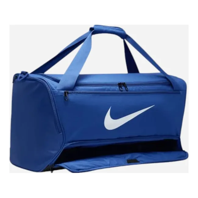 Сумка Nike NK BRSLA M DUFF – 9.5 60L синий, черный 64 х 30 х 30 см