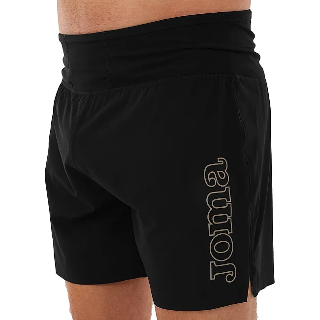 Спортивні шорти короткі чоловічі JOMA TRAIL 103165-100 (Чорний)