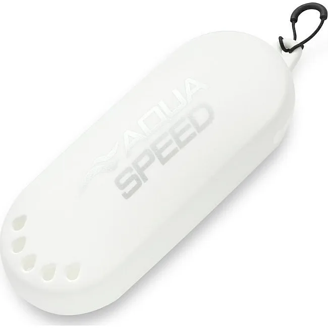 Чехол для очков Aqua Speed Silicone goggle case белый