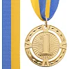 Медаль спортивная с лентой SP-SPORT
 RAY C-6401 ø6,5см (Золотой)