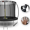 Батут OUTTEC Pumpkin с внутренней сеткой 10 футов 305 см черный