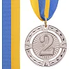 Медаль спортивная с лентой SP-SPORT
 RAY C-6401 ø6,5см (Золотой)