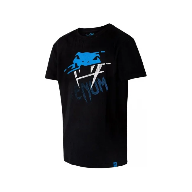 Футболка детская VENUM Tornado Kids Black Cyan