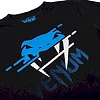 Футболка детская VENUM Tornado Kids Black Cyan