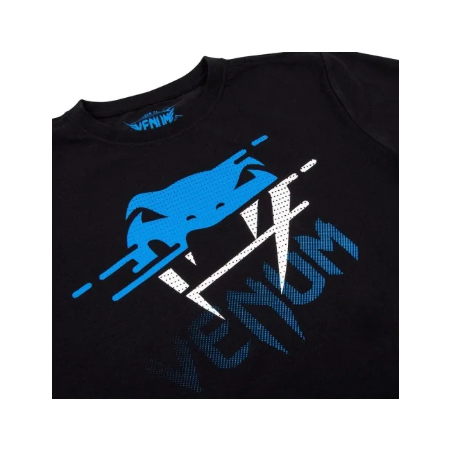 Футболка детская VENUM Tornado Kids Black Cyan