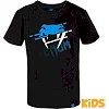 Футболка детская VENUM Tornado Kids Black Cyan