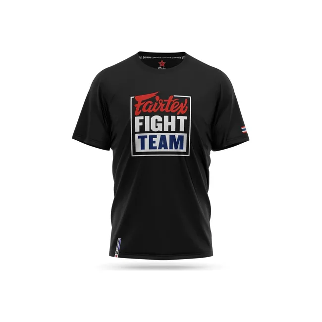Футболка чоловіча FAIRTEX TST51 Original Fight Team Black Blue